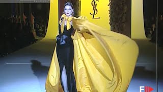 YVES SAINT LAURENT Full Show Spring Summer 2002 Haute Couture Paris by Fashion Channel [upl. by Weeks]