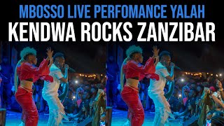 Mbosso live perfomance Yalah Kendwa Rocks  Zanzibar [upl. by Munford]