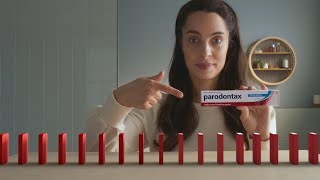 Parodontax – Helps Stop Bleeding Gums [upl. by Sewoll]