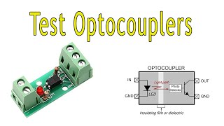 How Optocoupler Work  Testing Optocouplers [upl. by Edwina]