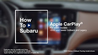 How to Use Apple CarPlay® in Your Subaru [upl. by Eerok792]