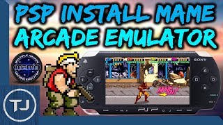 PSP MAME Arcade Emulator Install amp Setup [upl. by Paff]