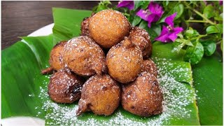 How to make Trini Gulgula aka Banana Fritters VEGAN Episode 2018 [upl. by Sams806]