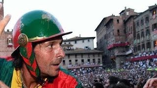 Palio di Siena the entire day Siena Tuscany Italy Europe [upl. by Adnoved]