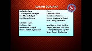 Lagu Dadah Durjana muzik lirik [upl. by Oirasor750]