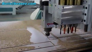 wood cutting machine 3D wood cnc routerBEASEE [upl. by Glovsky910]