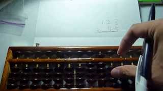 Multiplication on Soroban Japanese Abacus [upl. by Hamo]