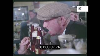 1960s English Pubs in HD from 35mm  Kinolibrary [upl. by Hassin450]