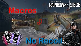 Rainbow Six Siege Macros For No Recoil 2021  Logitech Ghub  Macros Script  PlainSus [upl. by Gapin]