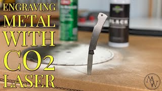 Engraving Metal With A CO2 Laser [upl. by Llednek865]