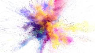 4K Color Explosion on WHITE Background [upl. by Jeanette141]