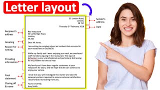 FORMAL LETTER STRUCTURE 📝 How to write a letter correctly [upl. by Aenit989]