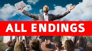 Far Cry 5 All Endings Good Ending  Bad Ending  Secret Alternate Ending  Boss Endings [upl. by Rodl]