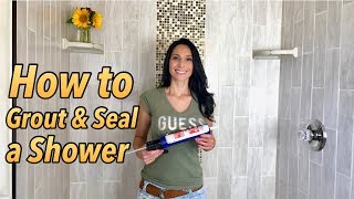 How to Grout and Seal a Shower [upl. by Warchaw]