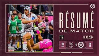 Le Résumé de Stade Français  UBB [upl. by Nibbs498]