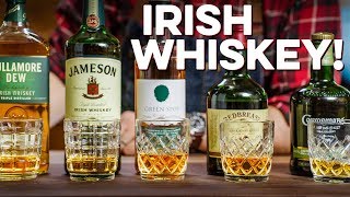 Tasting amp Ranking 5 Irish Whiskeys  How to Drink [upl. by Bohlin588]