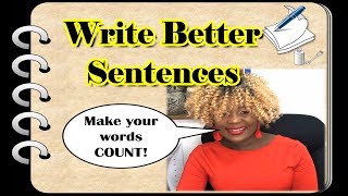 How to Write Clear Concise Sentences  Reducing Wordiness [upl. by Salis]