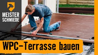 WPCTerrasse bauen  HORNBACH Meisterschmiede [upl. by Lennon]