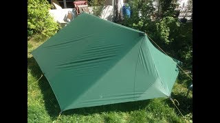 Gluing vs Sewing a Silnylon Tarp [upl. by Einnaf]