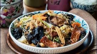 Nonya Chap Chye Recipe Peranakan Mixed Vegetables  娘惹杂菜 [upl. by Enyedy]