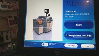 NCR Self Checkout Machine  Whsmith  Hounslow  West London [upl. by Walden711]