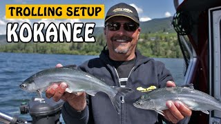 KOKANEE TROLLING SETUP EXPLAINED  Fishing with Rod [upl. by Shel48]