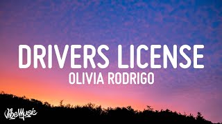 Olivia Rodrigo – drivers license Lyrics [upl. by Haslam]