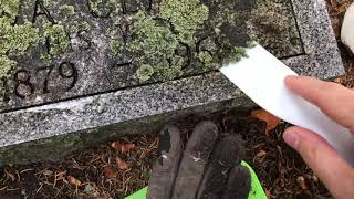 Gravestone Cleaning  National Grave Care [upl. by Arem]