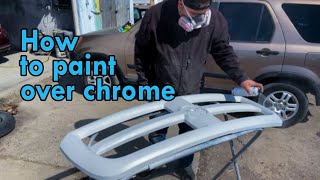 How To Paint Over Chrome  BKG [upl. by Shaffer912]