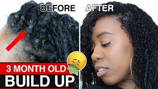 HOW TO Safely Remove Dirt Build Up FAST from Braids amp Twists and Detangle Matted Hair [upl. by Powel]