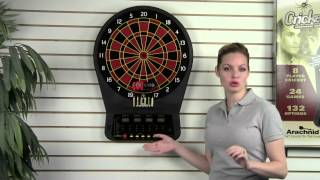 Arachnid CricketPro 650 Electronic Dartboard Item  E650ARA [upl. by Minerva]