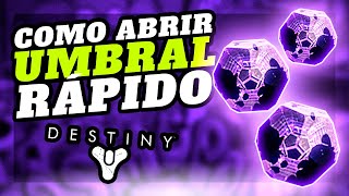 DESTINY 2 COMO ABRIR ENGRAM UMBRAL [upl. by Ydnab576]