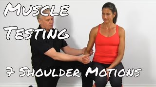 Shoulder Muscle Testing  Functional Testing [upl. by Akemrehs187]