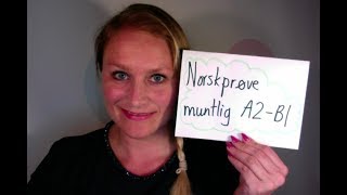 Video 368 Norskprøve muntlig A2B1 [upl. by Makell]