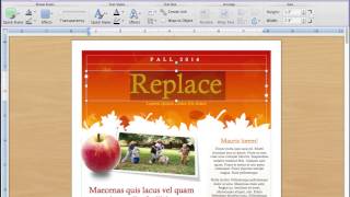 Create a Newsletter Using Microsoft Word Templates [upl. by Aaron655]