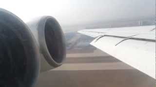 Air Koryo Ilyushin IL62M P881 Engine Start amp Takeoff Beijing  Window View [upl. by Lili]