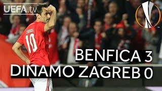 BENFICA 30 DINAMO ZAGREB UEL HIGHLIGHTS [upl. by Letsirhc]