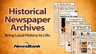 Local Historical Newspaper Archives  Overview for Public Libraries [upl. by Anavlys]