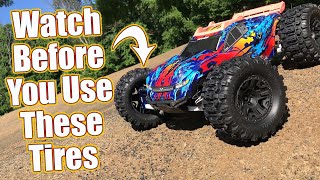 Gnarly Sledgehammer Tires  Project Rustler 4x4 VXL Update  RC Driver [upl. by Seidler]