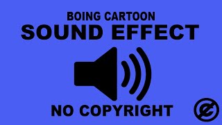 Boing Sound Effect No Copyright All Sounds  Cartoon Sound Effect [upl. by Ellasal]