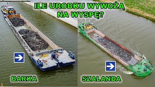 Przekop 4 etap  ile urobku wywozi szalanda a ile barka na Wyspę Estyjską [upl. by Becht]