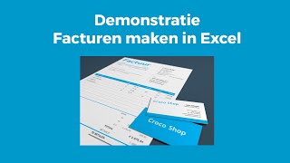 Facturen maken in Excel [upl. by Noned]