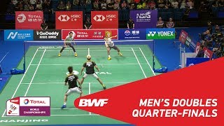 MD  GIDEONSUKAMULJO INA 1 vs KAMURASONODA JPN 5  BWF 2018 [upl. by Andria]