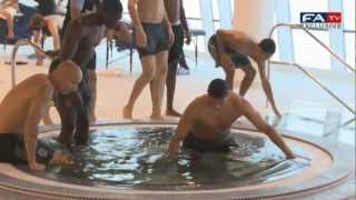 England U21 Pool Recovery Session  FATV [upl. by Petey]