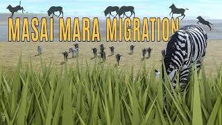 Masai Mara Migration  Documentary Roblox Testing A [upl. by Cordy]