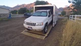 Uhaul 6x12 open trailer review [upl. by Ahsinet]