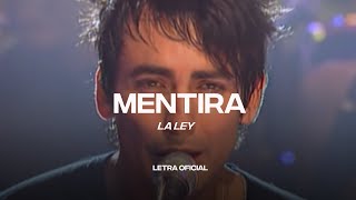 La Ley  Mentira Lyric Video  CantoYo [upl. by Atsilac142]