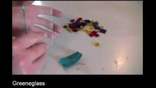 How to take the Sharp Edges Off of Glass Pieces [upl. by Bezanson]