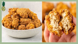 How to Make KFC’s Vegan Fried Chicken at Home Copycat Recipe [upl. by Libove]