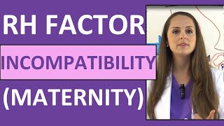 Rh Incompatibility in Pregnancy Nursing NCLEX Management  Rhogam Shot Maternity Review [upl. by Mafala]